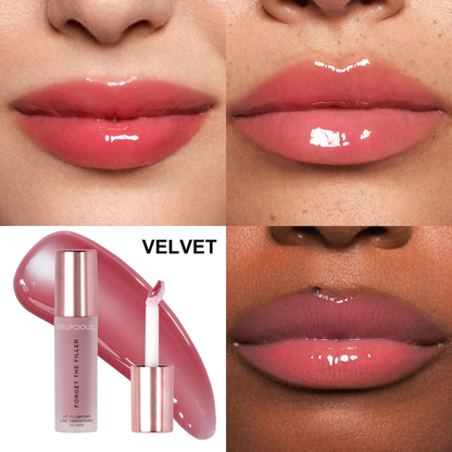 Delip̆cious Forget The Filler Instant Lip-Plumping Line-Smoothing Gloss